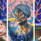 Triptique Mère nature 130x280cm